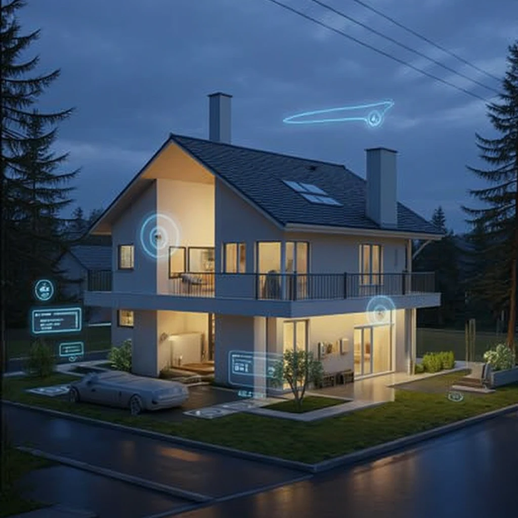 Casa Inteligente Moderna E Minimalista