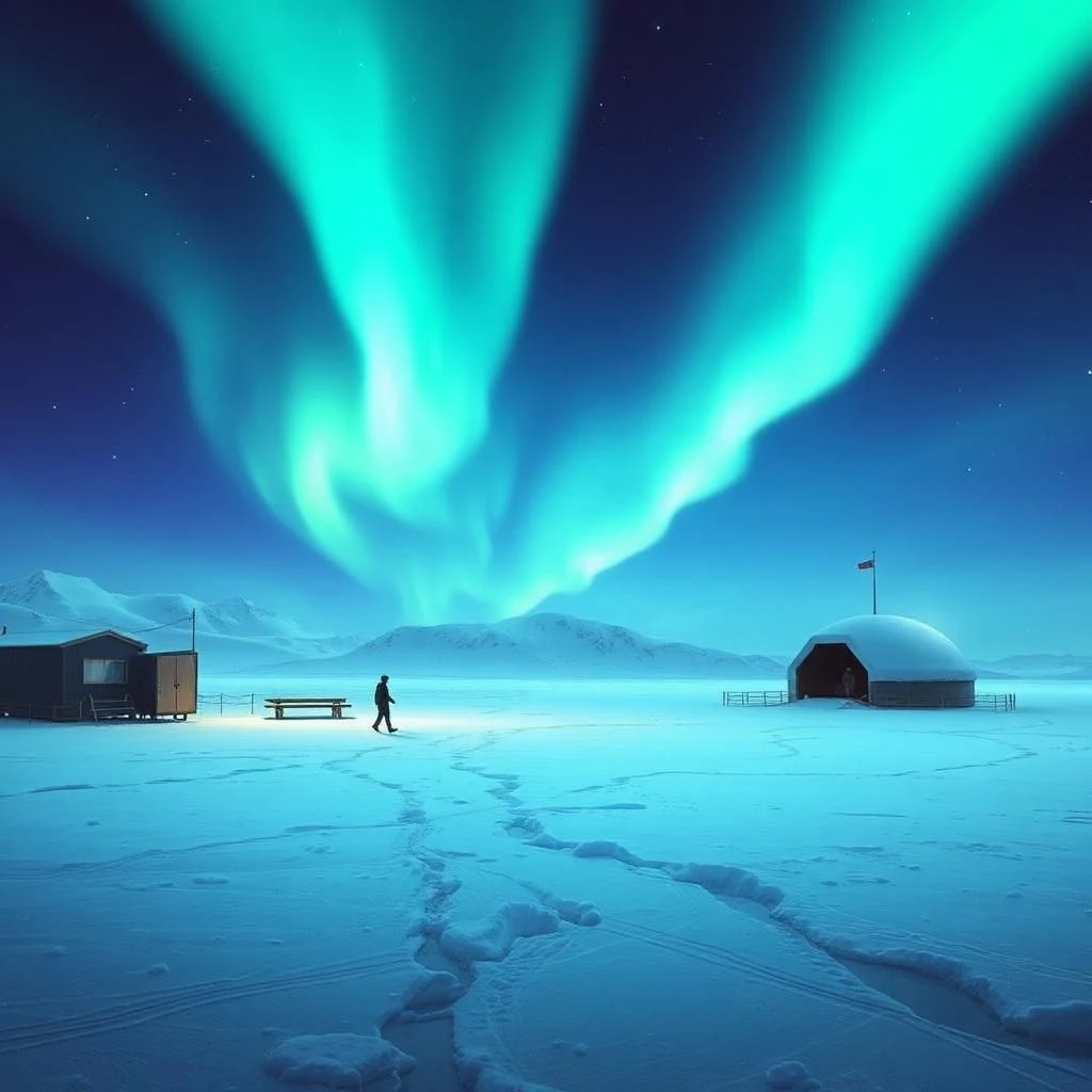 Cientista na Antártida