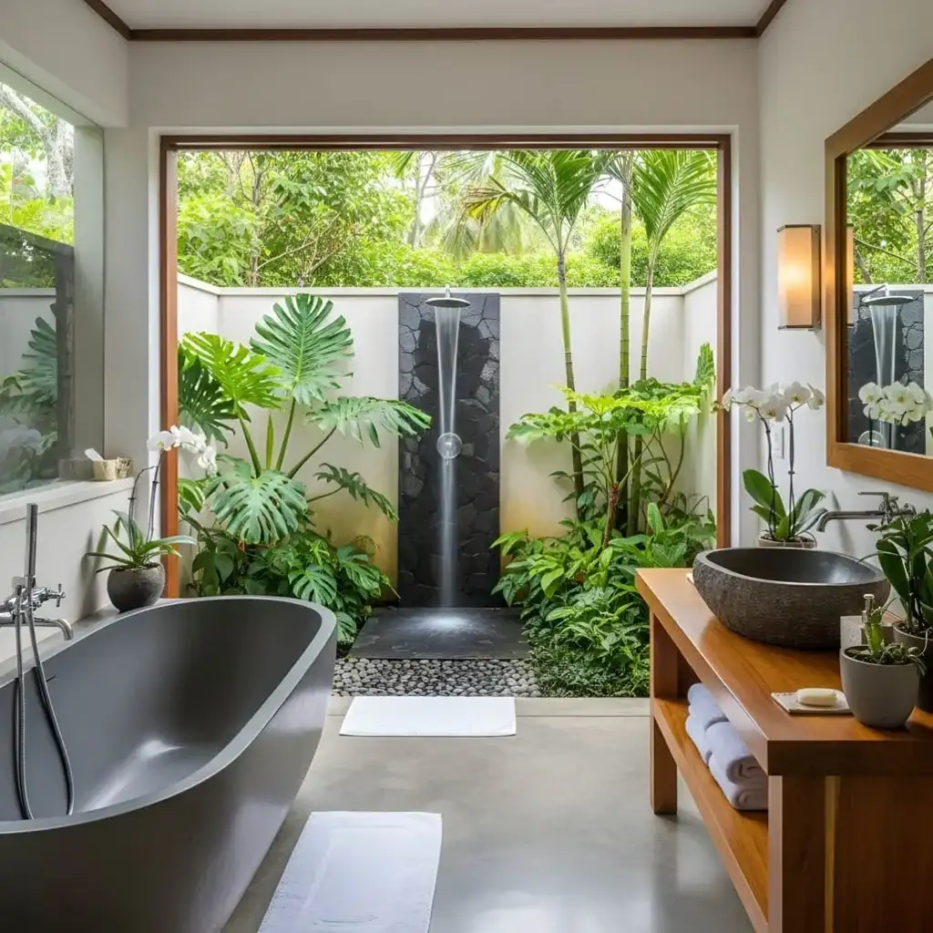 Banheiro com spa