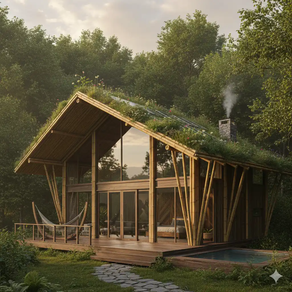 Unindo Um Refúgio Ecológico Com Conforto E Estética