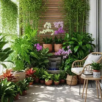 Plantas Na Varanda