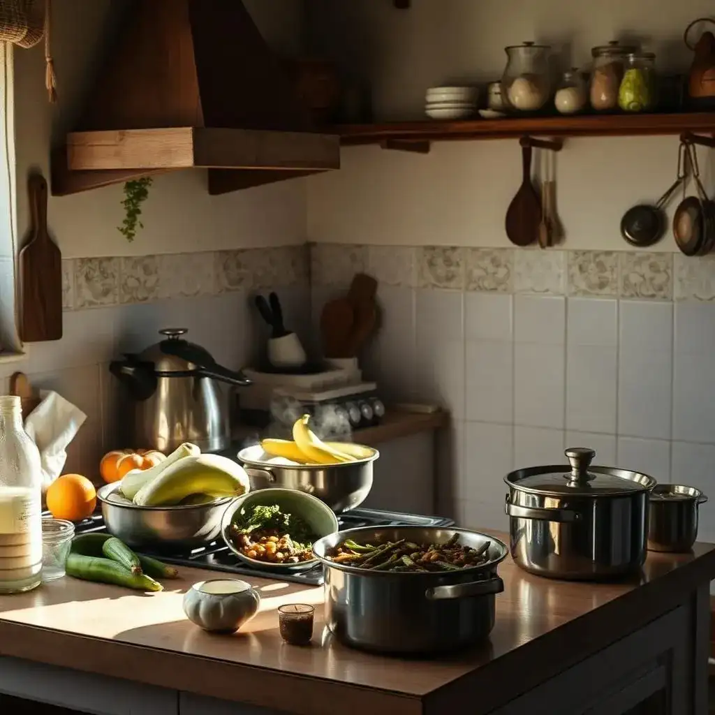 Alimentos Orgânicos Na Cozinha