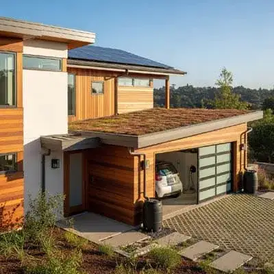 Casa Com Garagem Sustentável