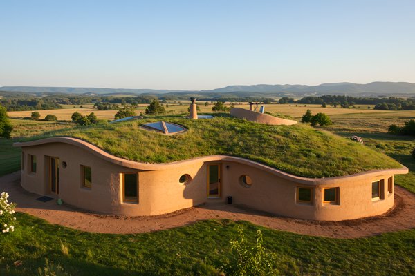 casa-semi-subterranea » Ocaszen Earth house