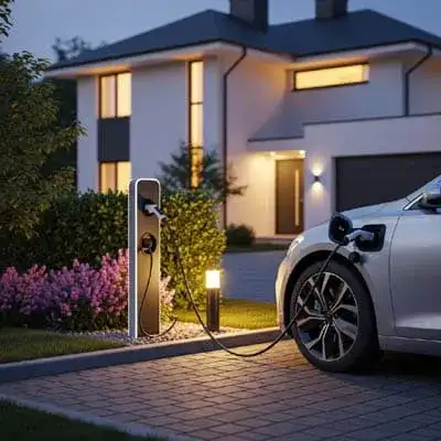 Ponto De Carregamento De Bateria Para Carro Elétrico