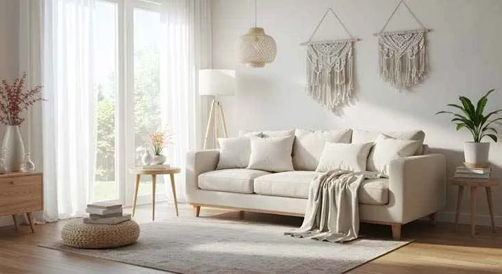sala com manta
