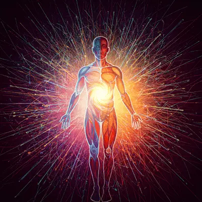 Conexao-corpo | Ocaszen | Equilíbrio De Corpo Casa E Consciência Figura De Um Ser Humano Em Total Conexão Com O Mundo