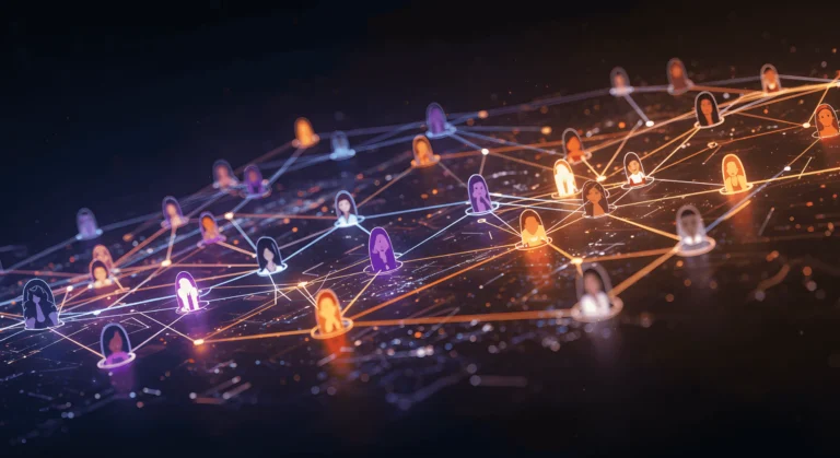 Diagrama Das Conexões Entre As Pessoas