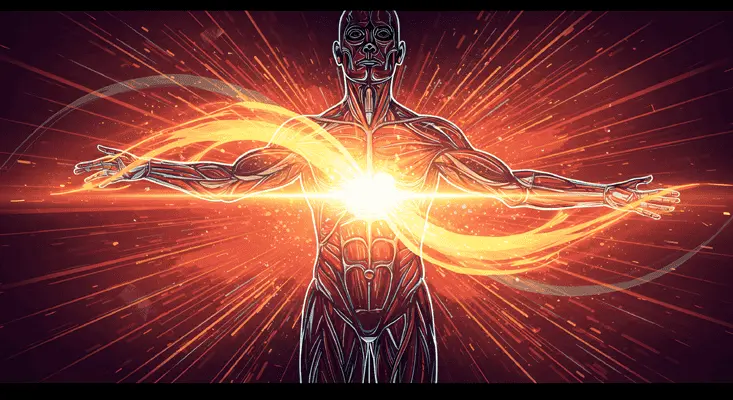conexao-mundo | Ocaszen | Equilíbrio de Corpo, Casa e Consciência Figura de um ser humano em conexão com o mundo