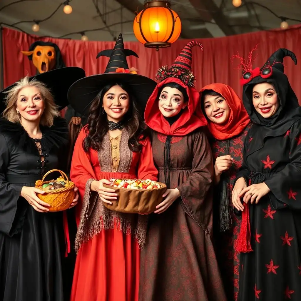 Reunião De Bruxas De Vários Lugares Do Mundo