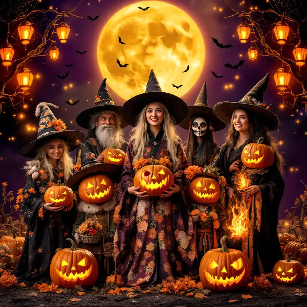 Reunião De Dia Das Bruxas