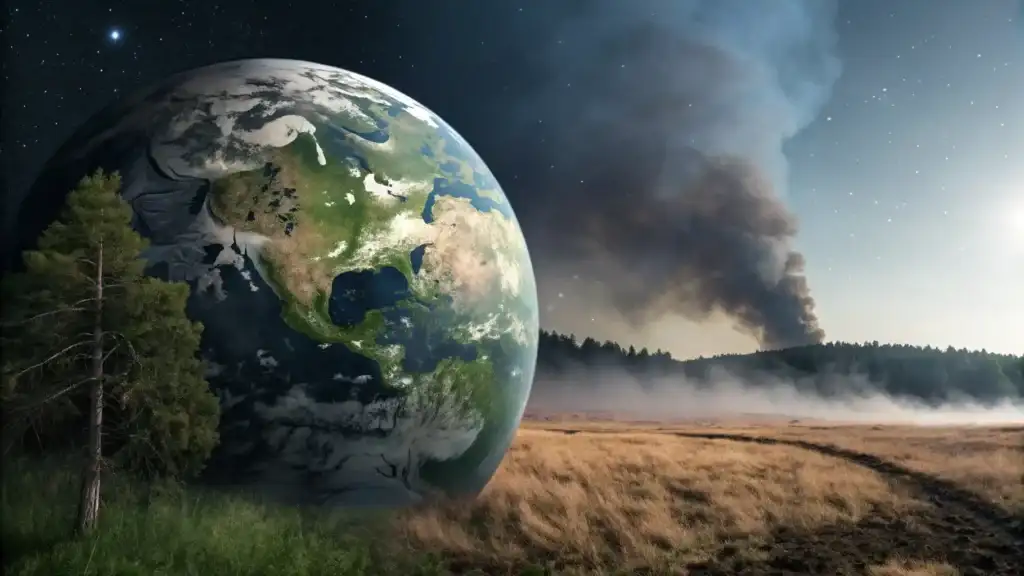 Planeta Em Perigo Preservação Vs Destruição Ambiental