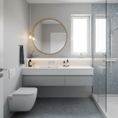 Banheiiro Com Espelho