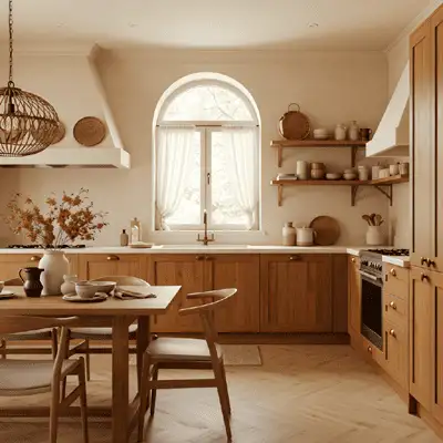 Cozinha tons terrosos