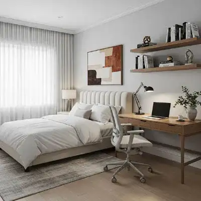 Quarto Com Escritório