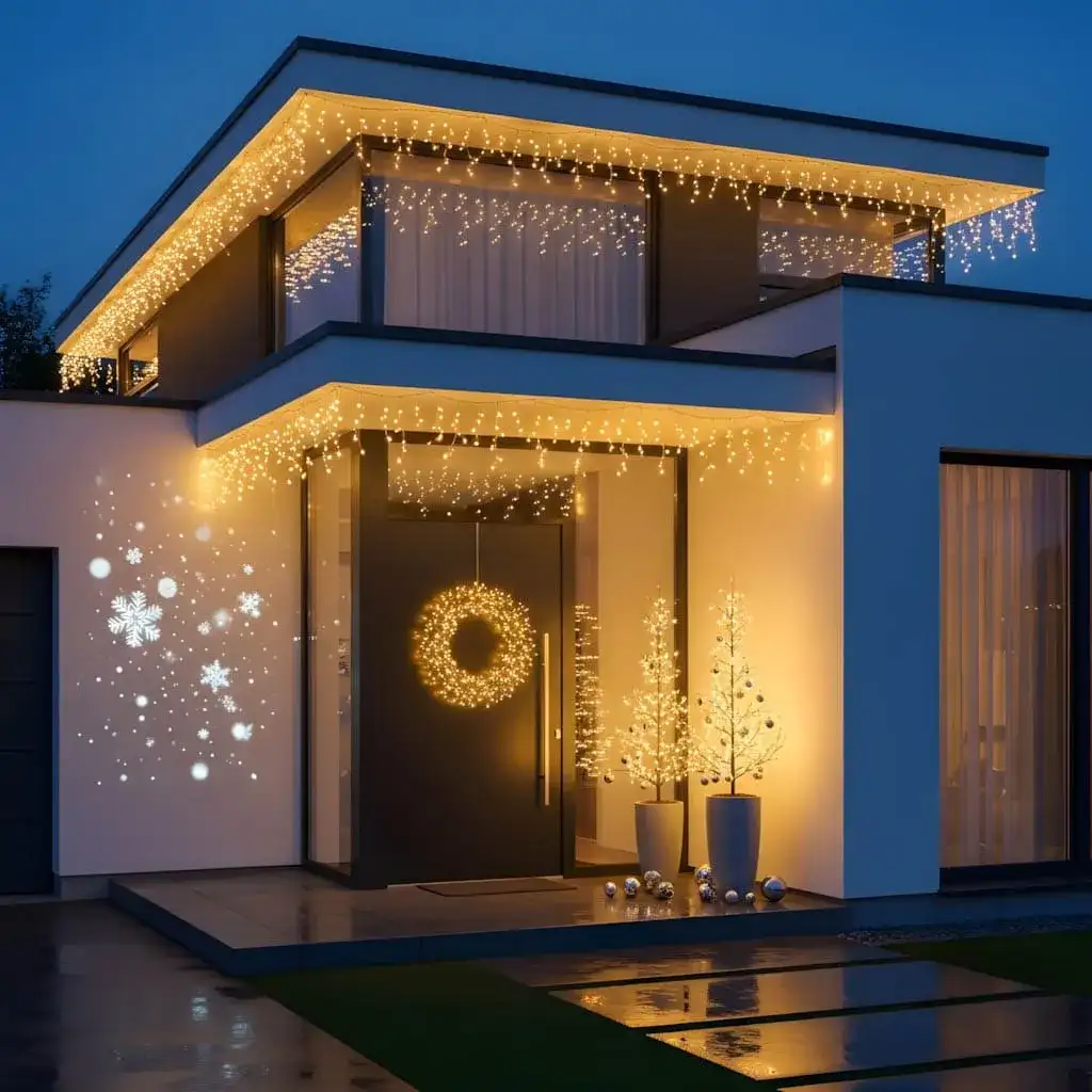 Entrada Decorada Para O Natal