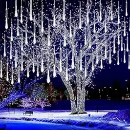 Luzes estilo chuva caindo