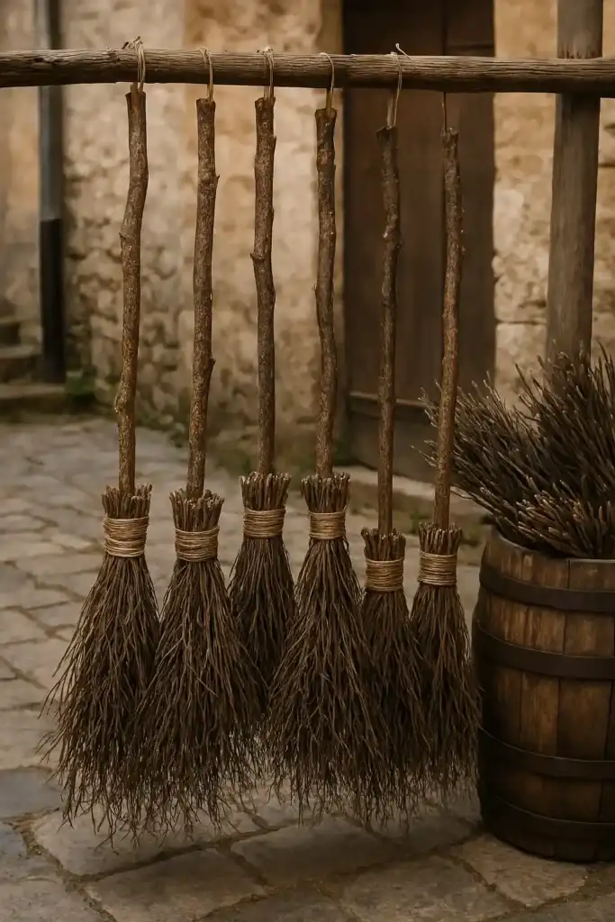 Vassouras De Bruxa Tradição Natal Noruega