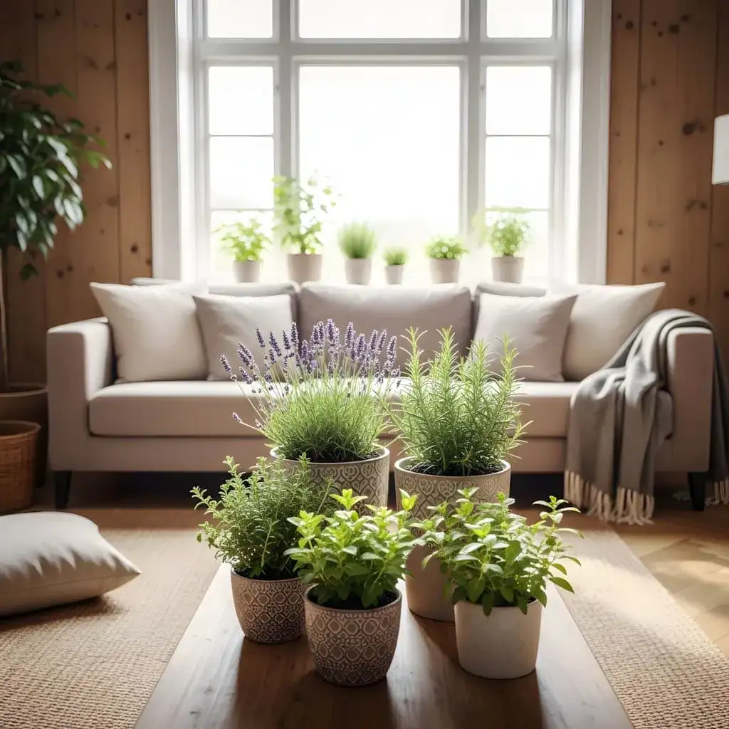 Sala Com Lavanda