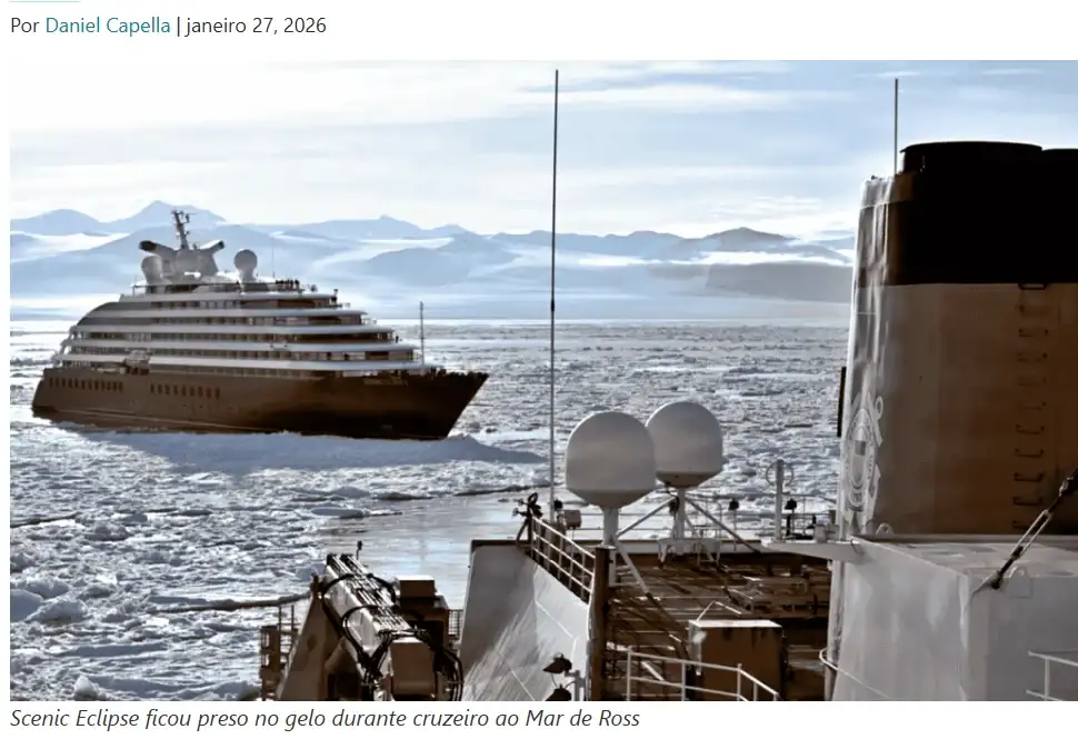 Resgate Na Antártida O Polar Star Salva O Scenic Eclipse Ii