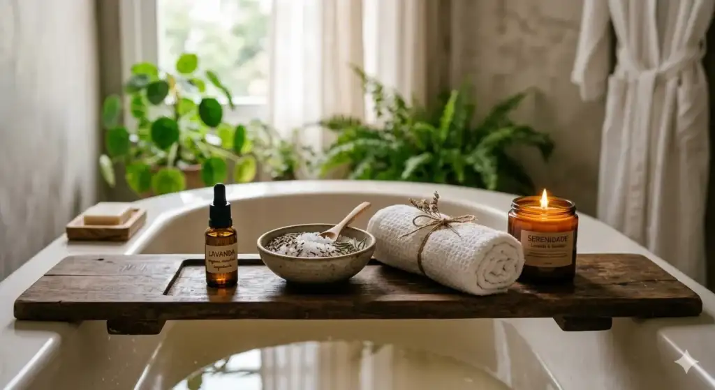 Kit De Autocuidado Consciente Com óleos Essenciais E Velas Para O Dia Das Mães