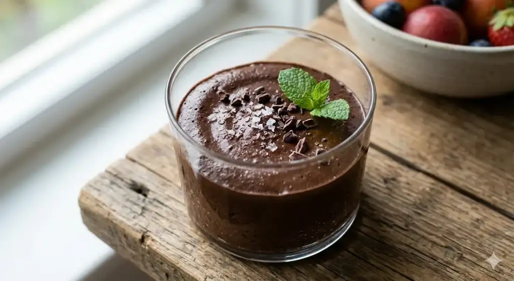 Mousse De Chocolate Com Aquafaba desperdício Zero