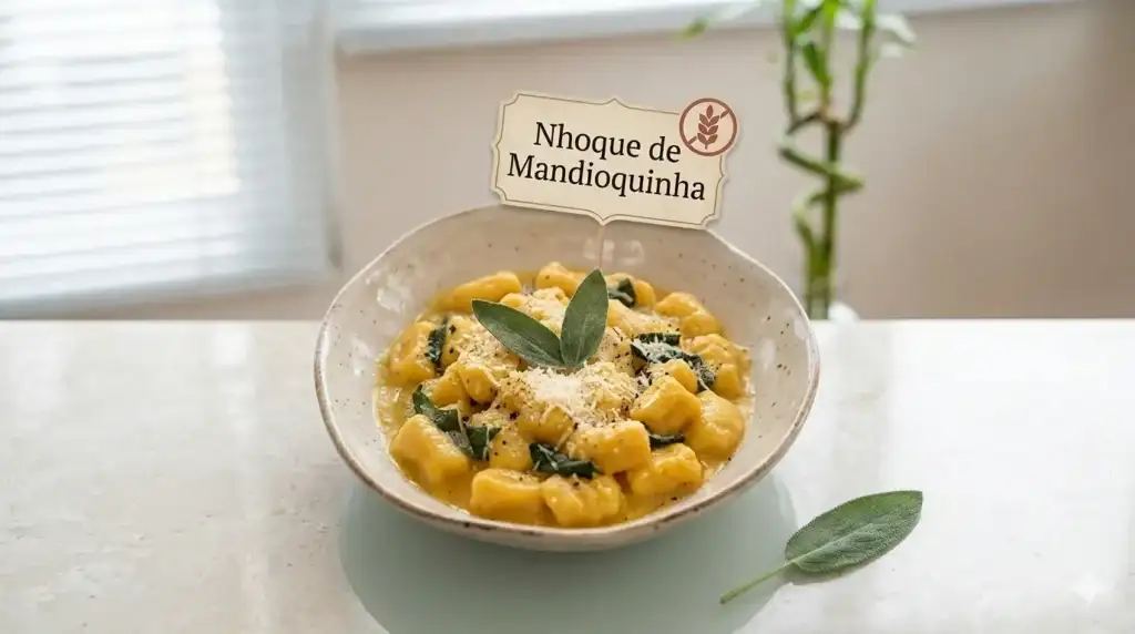 Nhoque de Mandioquinha ao Molho de Sálvia