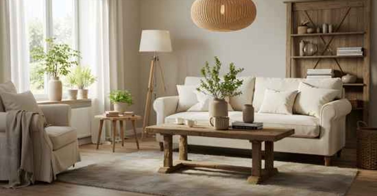 casa com tons terracota