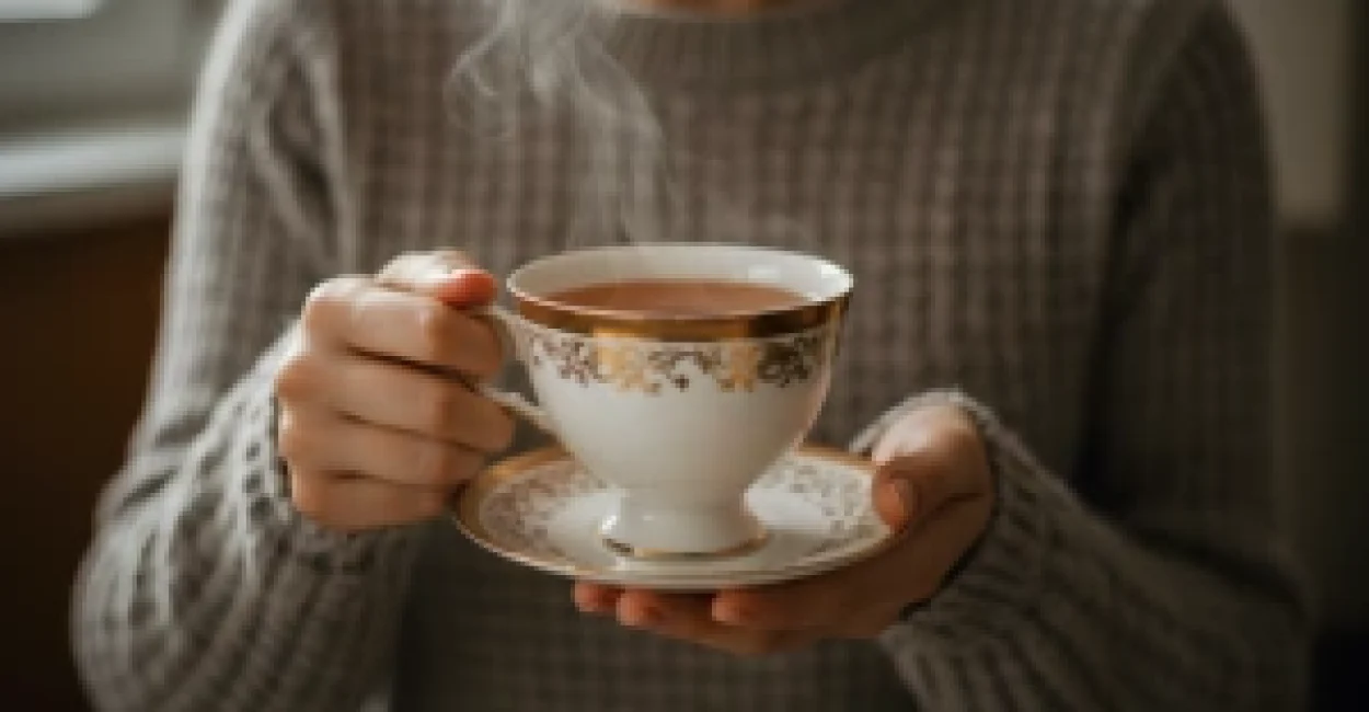 Momento de Chá em Casa