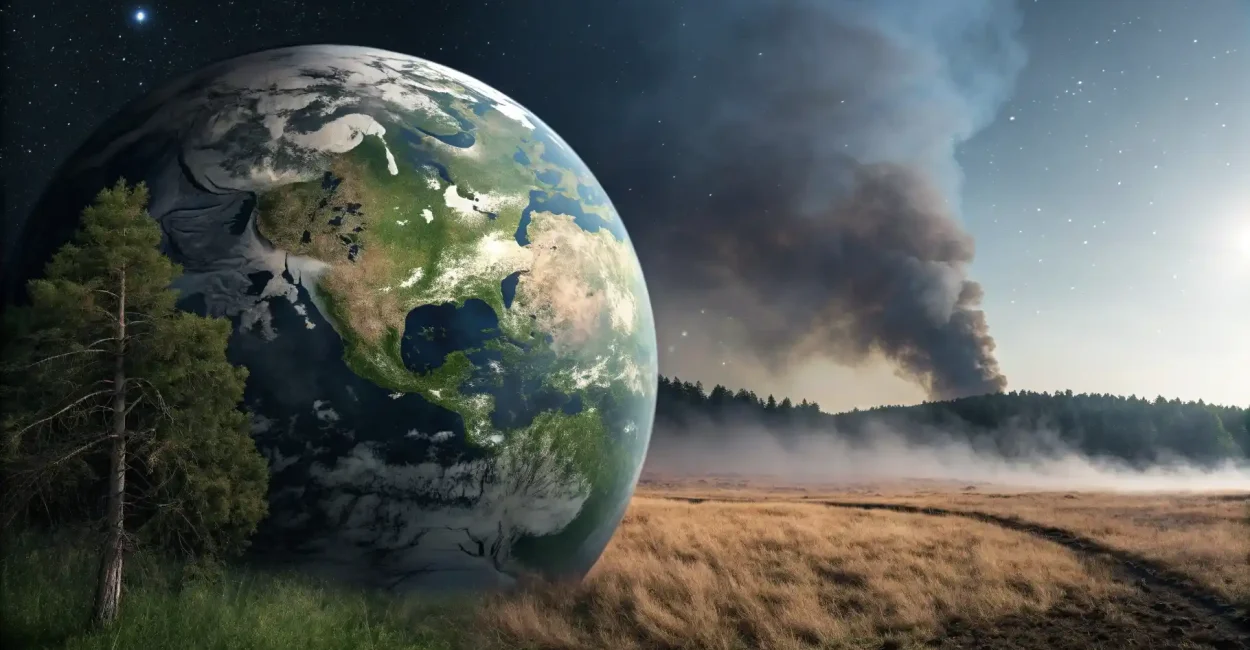 Planeta em Perigo: Preservação vs. Destruição Ambiental