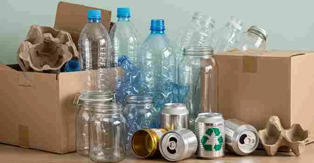 Reciclagem de garrafas plásticas