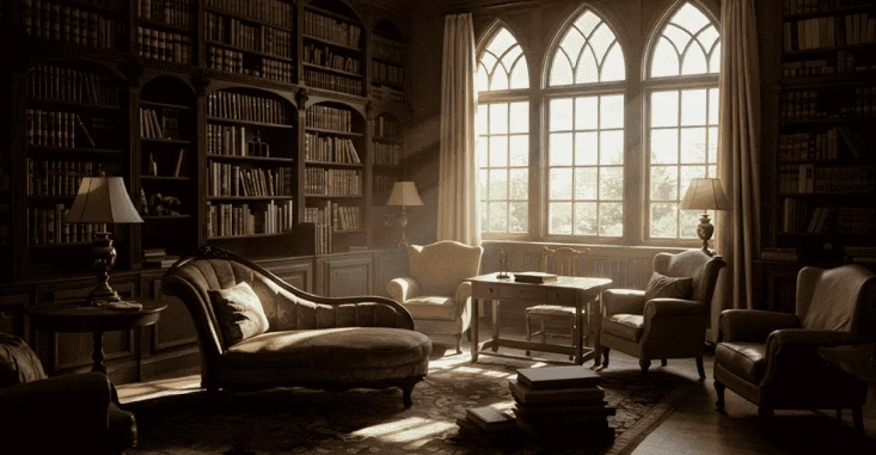 Sala com iluminação natural